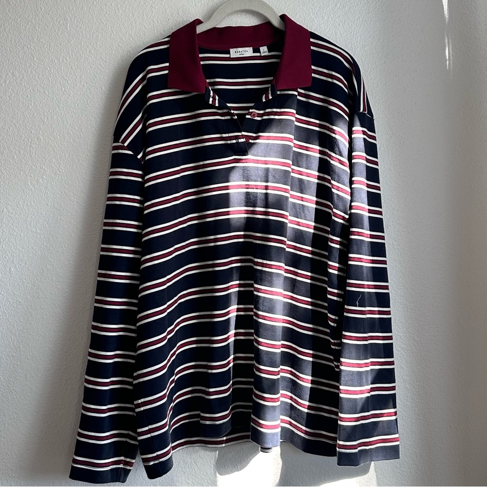 Aritzia Babaton Interlock Eton Cotton Longsleeve - Picture 3 of 12